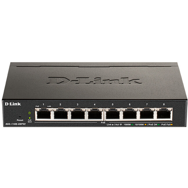 Commutateur (switch) D-Link DGS-1100-08PV2