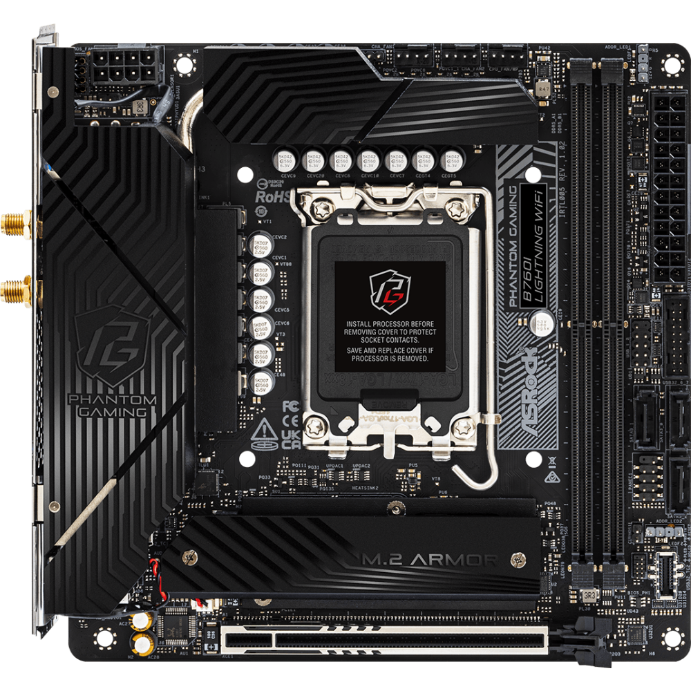 Carte mère ASRock B760I Lightning WiFi