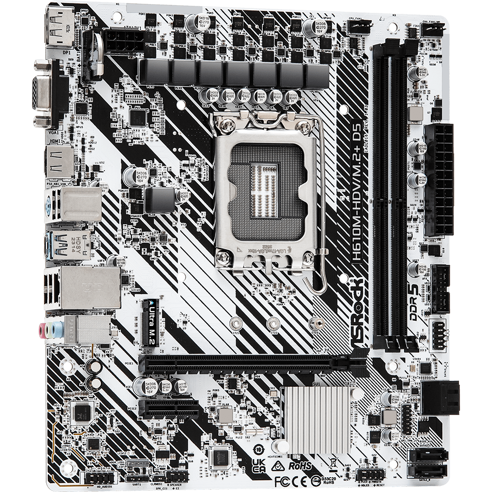 Carte mère ASRock H610M-HDV/M.2+ D5 - photo 3