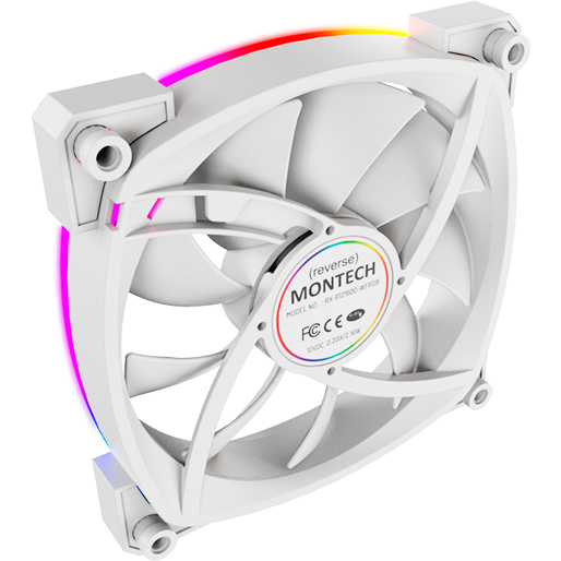 Ventilateur pour boîtier MONTECH RX120 PWM WHITE - photo 2