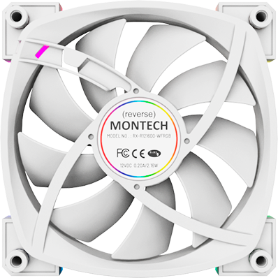 Ventilateur pour boîtier MONTECH RX120 PWM WHITE - photo 3