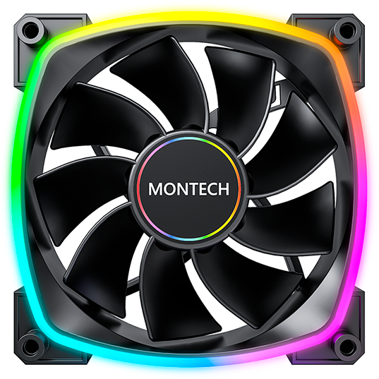 ventilateur pour le boîtier MONTECH RX120 PWM BLACK