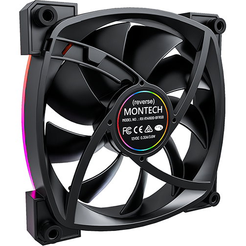 ventilateur pour le boîtier MONTECH RX120 PWM BLACK - photo 4