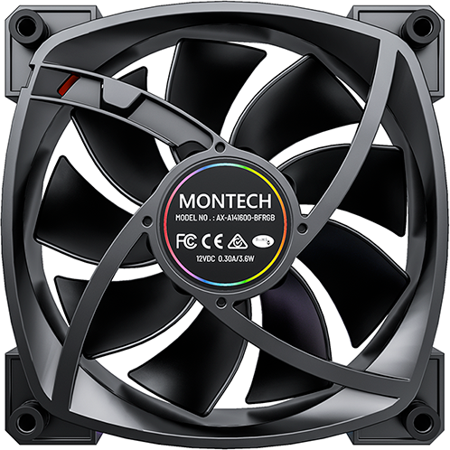 ventilateur pour le boîtier MONTECH RX120 PWM BLACK - photo 5