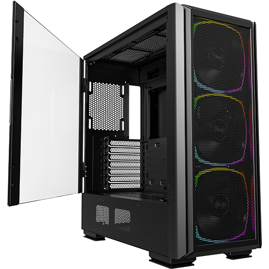 Boîtier MONTECH SKY TWO GX Black - SKY TWO GX BK - photo 2