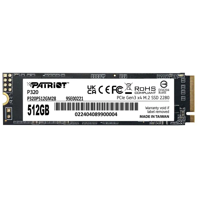 stockage SSD 512GB Patriot P320 (P320P512GM28)