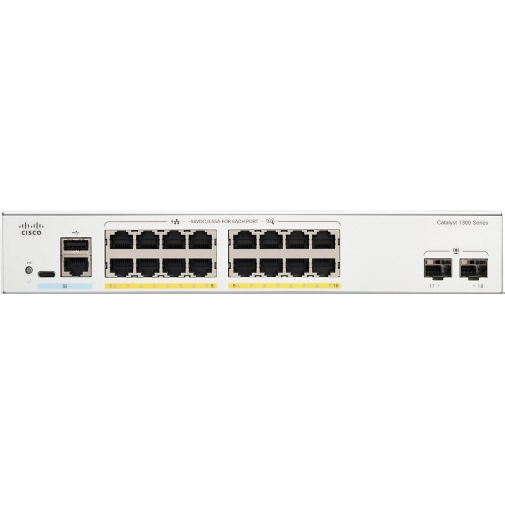 Commutateur (switch) Cisco C1300-16T-2G - photo 2