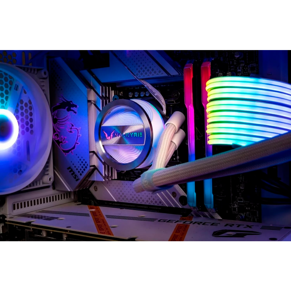 Système de refroidissement liquide Valkyrie Dragonfang 240 White - 5298003820106 - photo 6