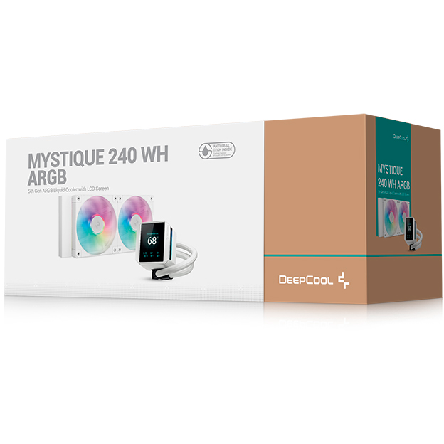 Système de refroidissement liquide DeepCool MYSTIQUE 240 ARGB WH - R-LX240-WHDSNMCP-G-1 - photo 6