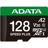 carte mémoire 128GB MicroSD ADATA SPEED PLUS + SD adapter (UD128GUI3V30A2SP-RA1)