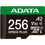 carte mémoire 256GB MicroSD ADATA SPEED PLUS + SD adapter (UD256GUI3V30A2SP-RA1)