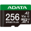 carte mémoire 256GB MicroSD ADATA SPEED PLUS + SD adapter (UD256GUI3V30A2SP-RA1)