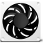 Ventilateur pour boîtier Alphacool Apex Stealth Metal Power fan 3000rpm White - 13825