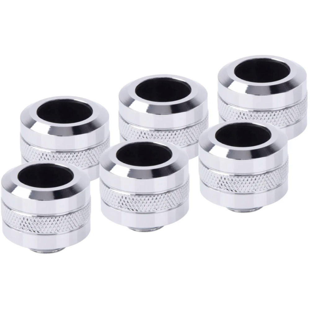 Raccord Alphacool Eiszapfen PRO 16mm HardTube Fitting G1/4 - Chrome (17472)