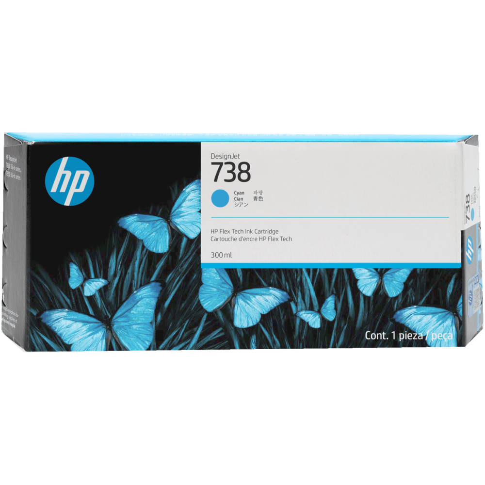 cartouche HP 676M6A (№738) Cyan