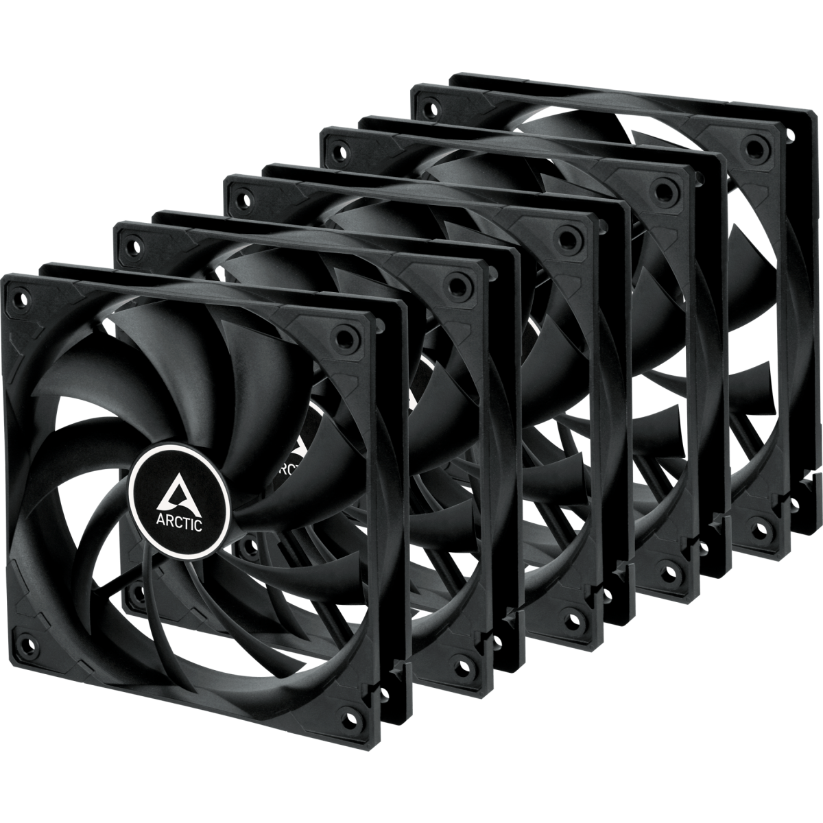 Ventilateur de boîtier Arctic F12 PWM Black (5 pcs) - ACFAN00145A