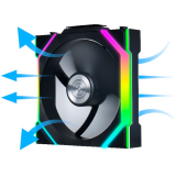 Ventilateur pour boîtier Lian Li UNI Fan SL Wireless 120 Reverse Blade Black (G99.12RSL1W1B.R0)