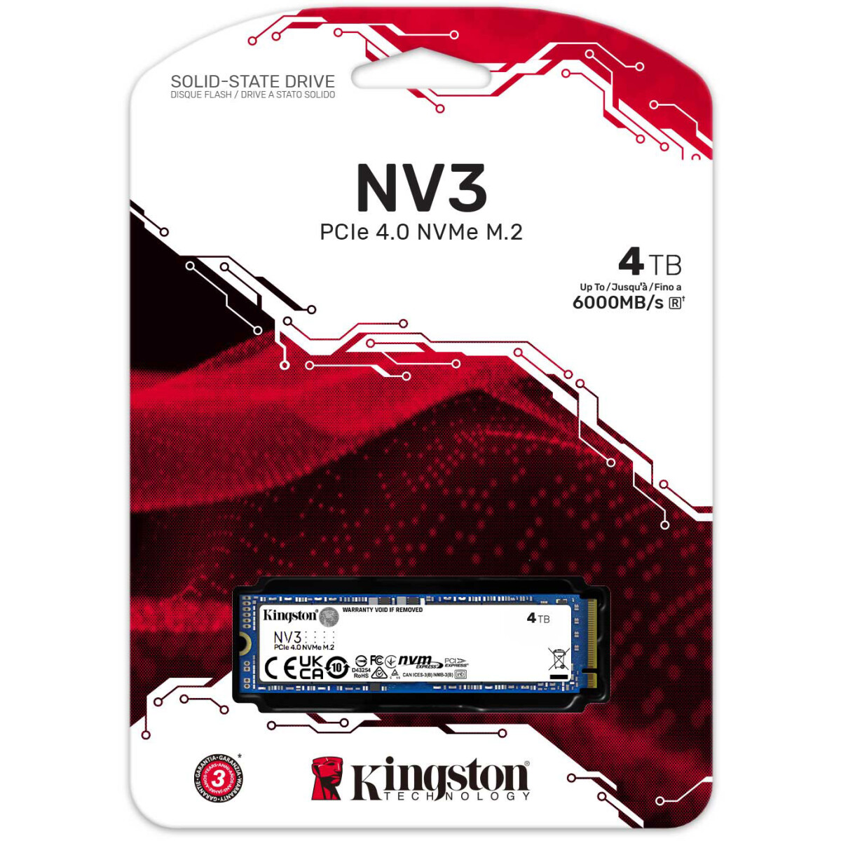 Stockage SSD 4TB Kingston NV3 (SNV3S/4000G) - photo 3