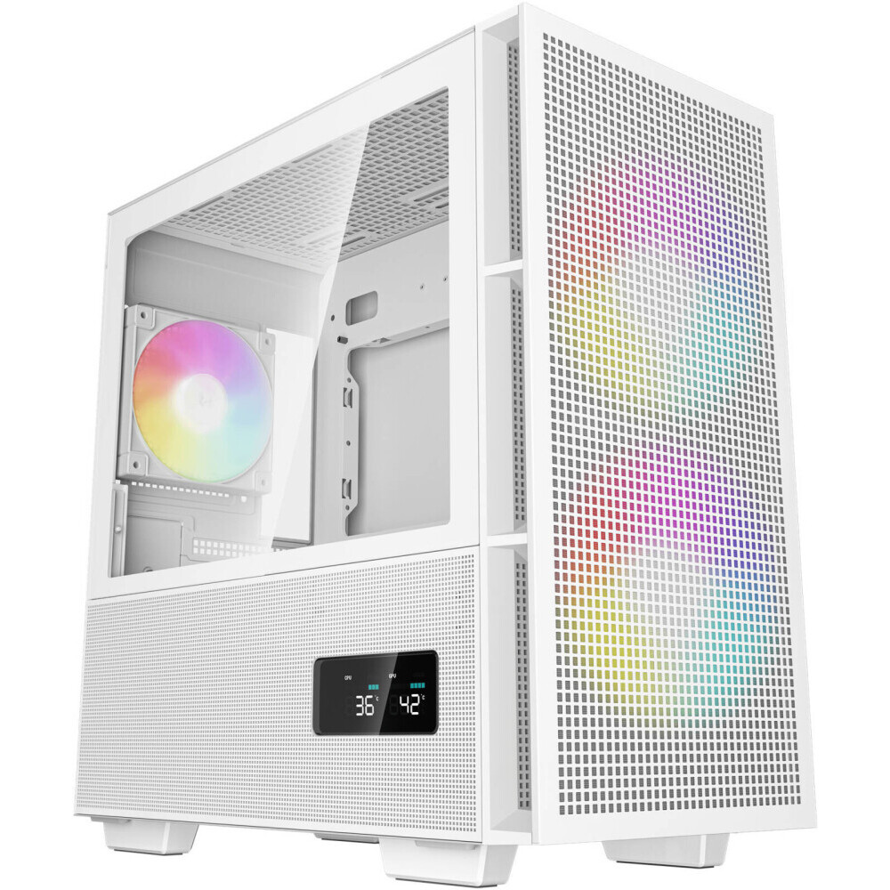 Boîtier DeepCool CH360 Digital White