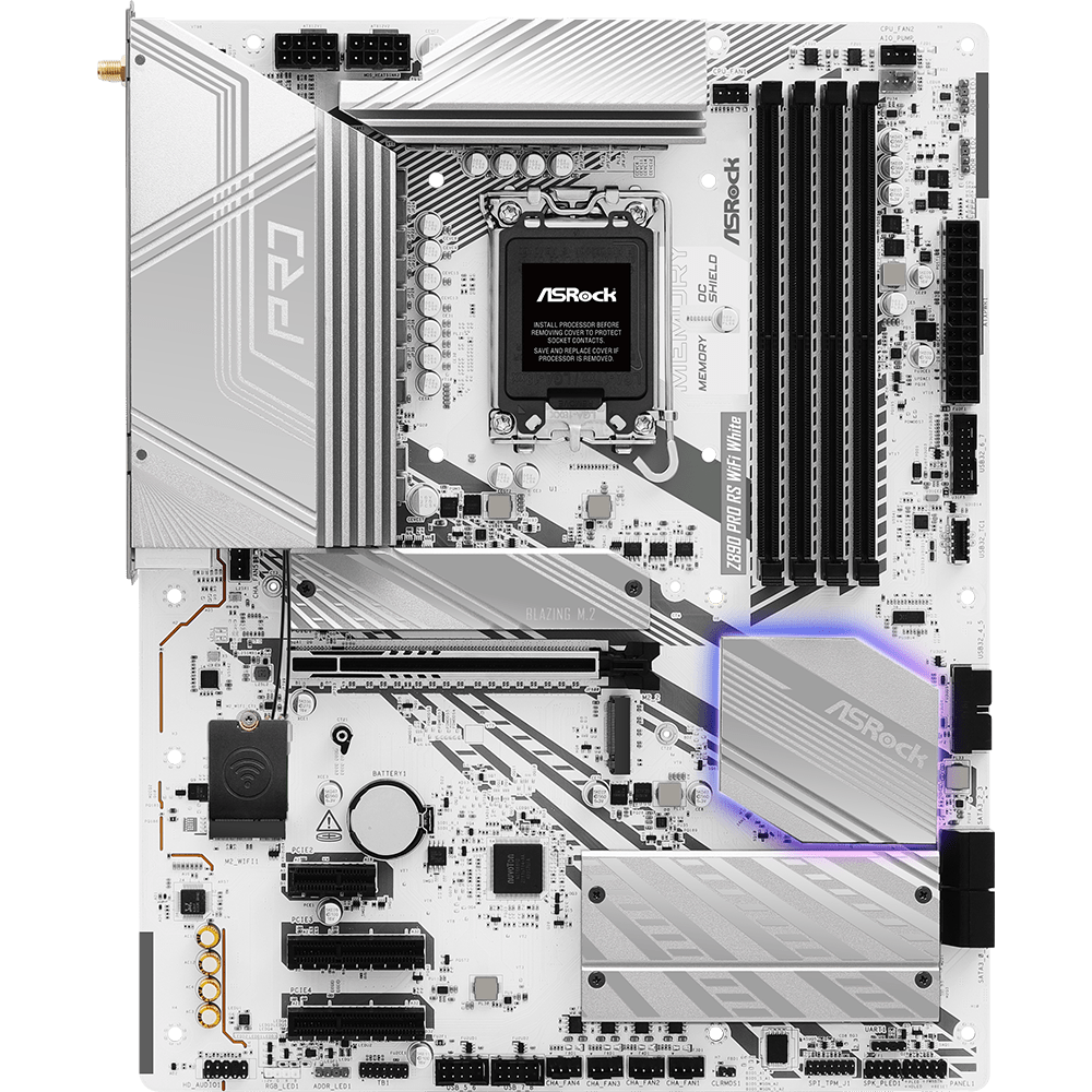 Carte mère ASRock Z890 Pro RS WiFi White