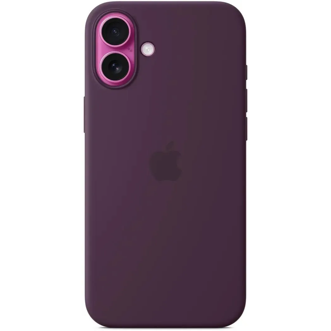 Coque Apple iPhone 16 Plus Silicone Case with MagSafe Plum (MYYD3) - MYYD3ZM/A