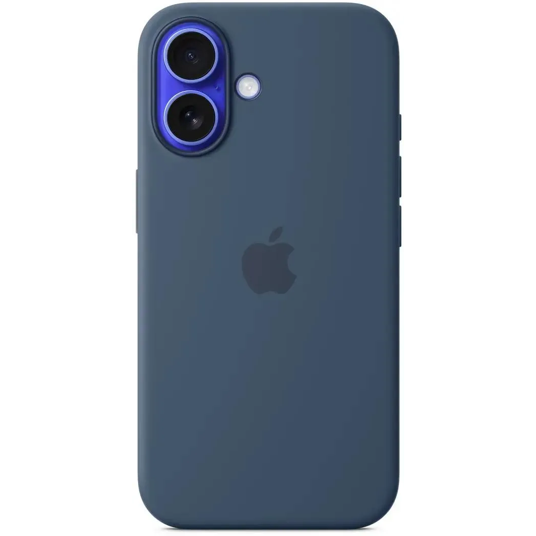 étui Apple iPhone 16 Silicone Case with MagSafe Denim (MYY23) - MYY23ZM/A - photo 3