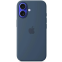 étui Apple iPhone 16 Silicone Case with MagSafe Denim (MYY23) - MYY23ZM/A - photo 3