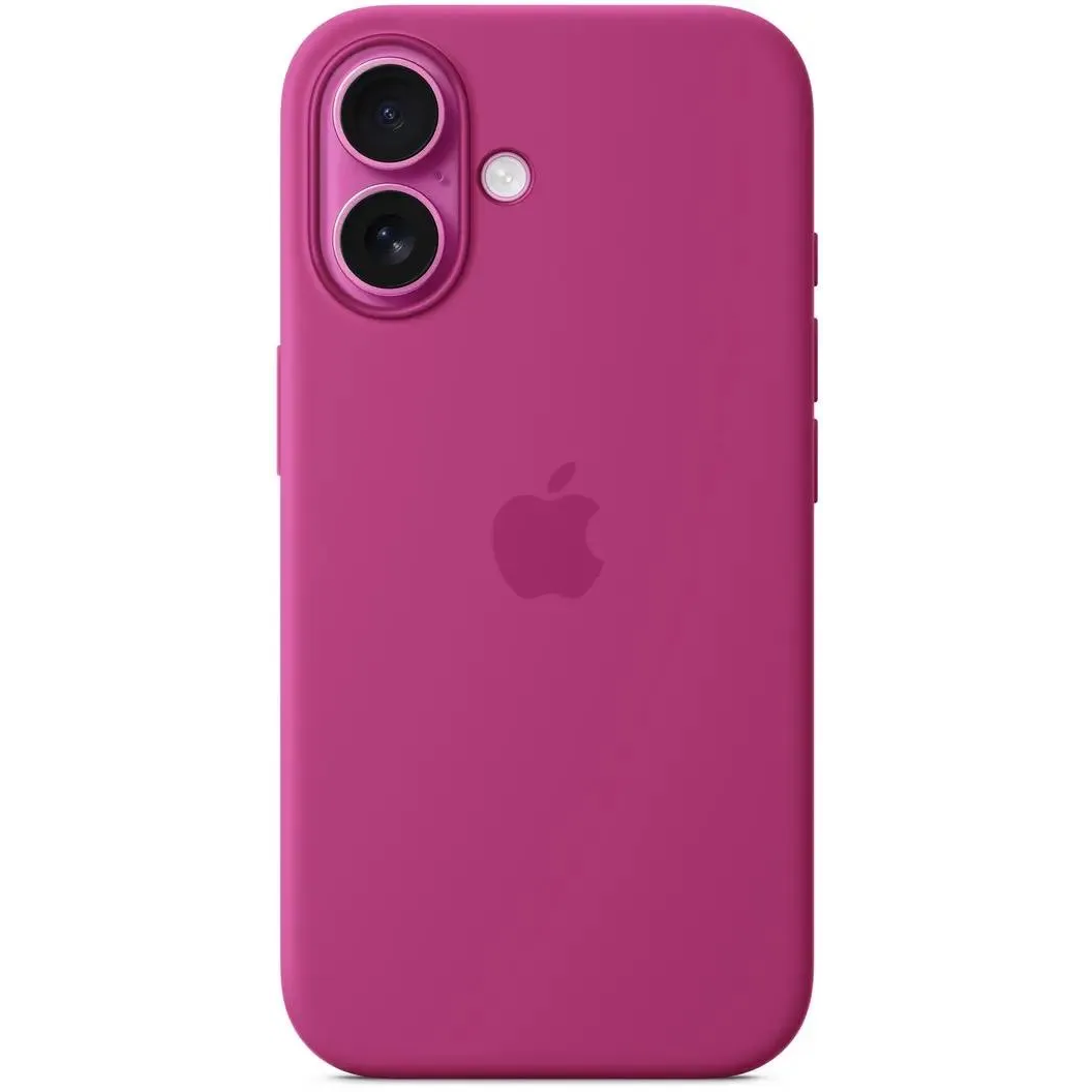 Coque Apple iPhone 16 Silicone Case with MagSafe Fuchsia (MYY53) - MYY53ZM/A - photo 3
