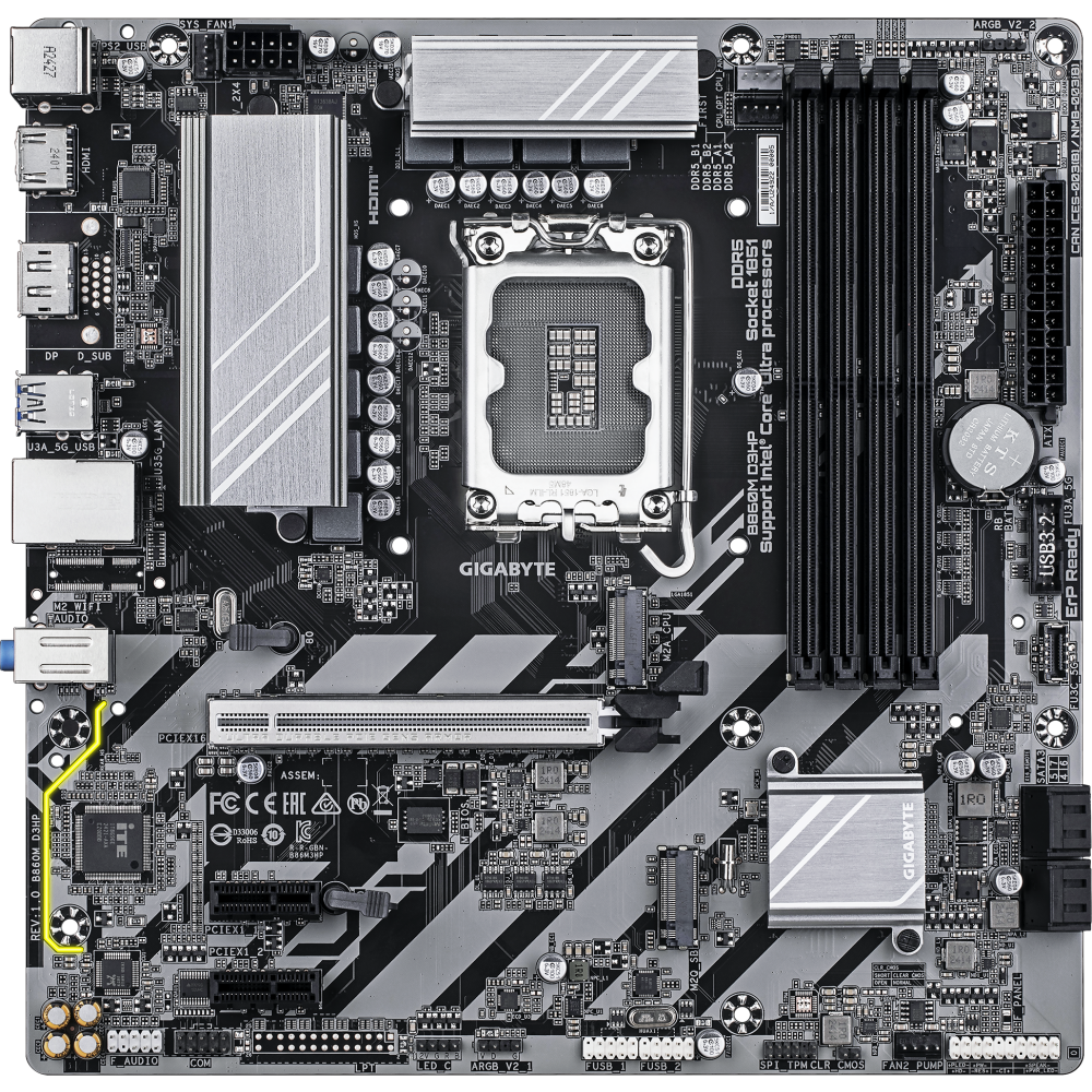 carte mère Gigabyte B860M D3HP