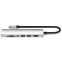 station daccueil Satechi 7-in-1 USB-C Slim Multiport Adapter with Ethernet Silver - ST-P7SS - photo 2