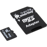Atmiņas kartes 32Gb MicroSD SmartBuy + SD adapter (SB32GBSDCL10-01)