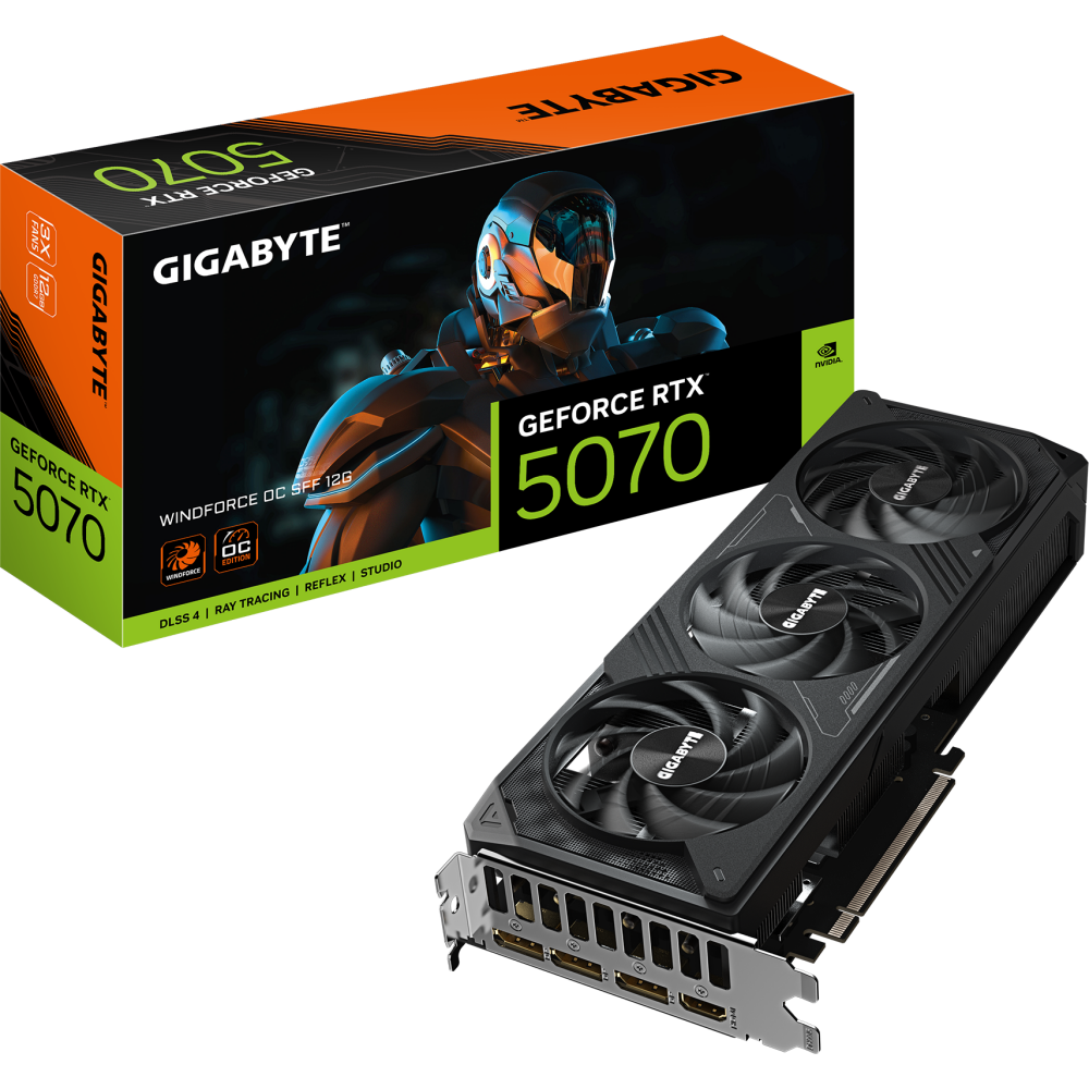 carte graphique NVIDIA GeForce RTX 5070 Gigabyte WINDFORCE OC SFF 12GB (GV-N5070WF3OC-12GD) - photo 10