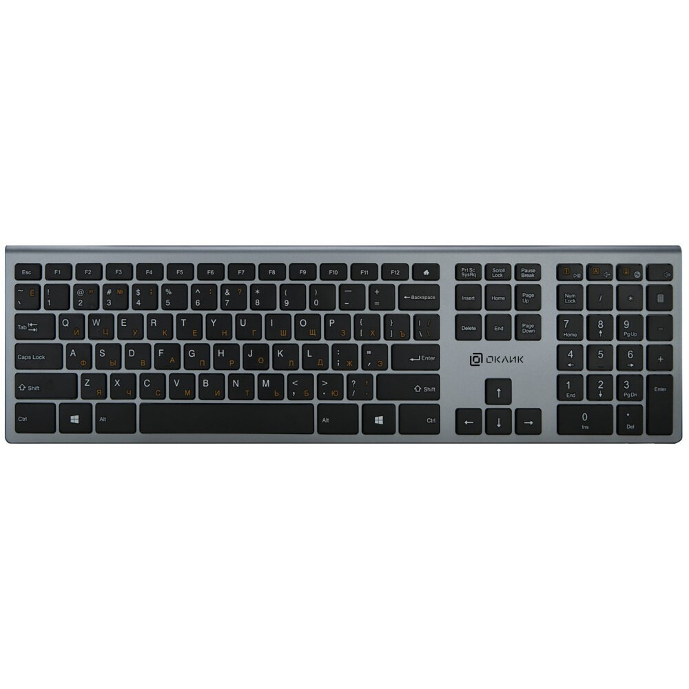 Tastatūra Oklick 890S Wireless Grey