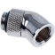 Adaptateur dangle pour refroidissement liquide Alphacool Eiszapfen 45° rotatable - Chrome (17247) - photo 2