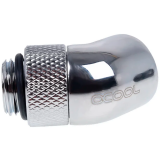 Adaptateur dangle pour refroidissement liquide Alphacool Eiszapfen 45° rotatable - Chrome (17247)