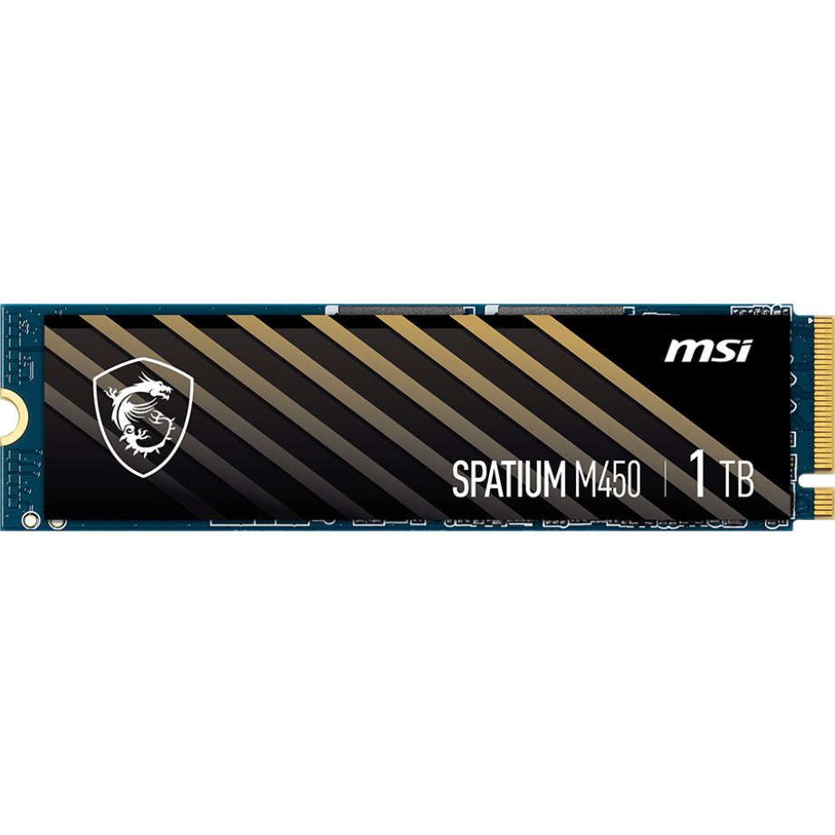 stockage SSD 1TB MSI SPATIUM M450 V1 (SPATIUM M450 PCIe 4.0 NVMe M.2 1TB V1) - S78-440L0M0-P83