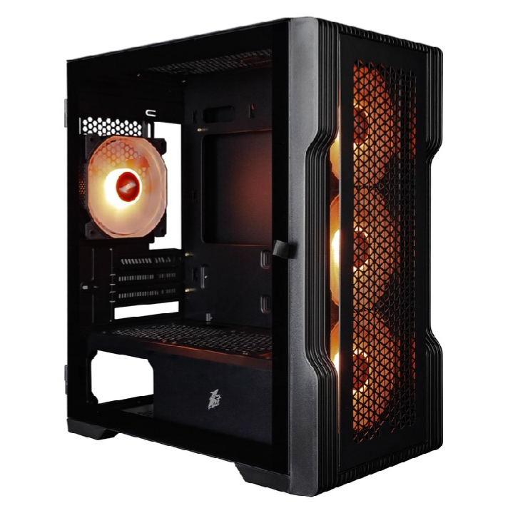Boîtier 1STPLAYER TRILOBITE T3 ARGB Black (T3-BK-4F7)