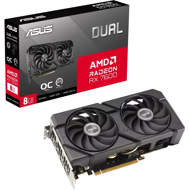 carte graphique AMD Radeon RX 7600 ASUS OC 8GB (DUAL-RX7600-O8G-EVO) - photo 12