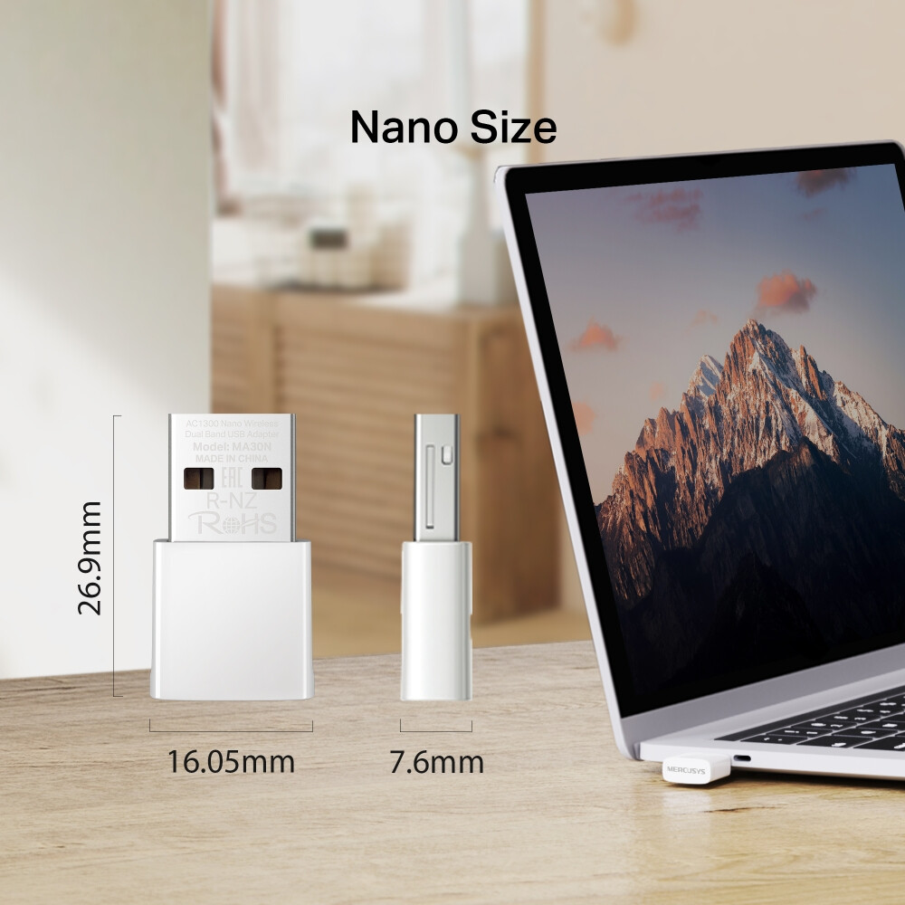 adaptateur Wi-Fi Mercusys MA30N - photo 2