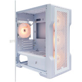 Boîtier 1STPLAYER TRILOBITE T3 ARGB White (T3-WH-4F7-W)