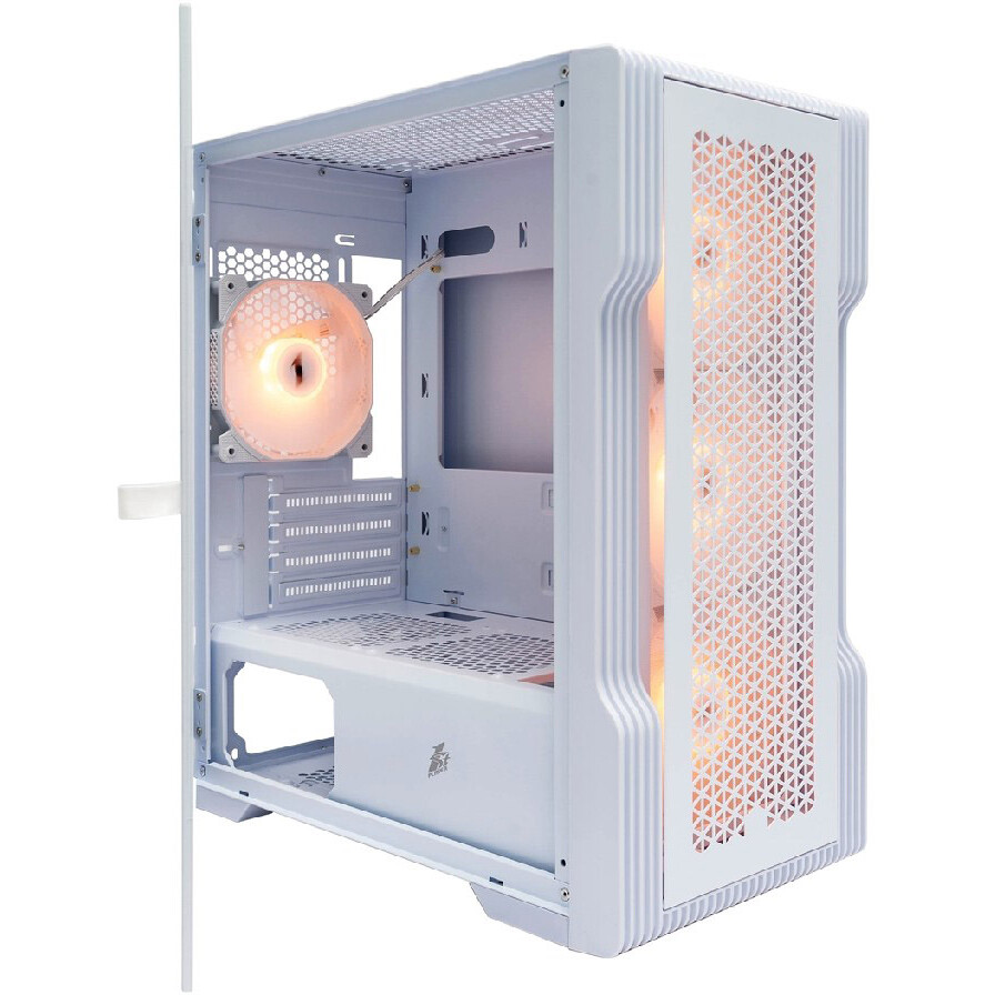 Boîtier 1STPLAYER TRILOBITE T3 ARGB White (T3-WH-4F7-W) - photo 4