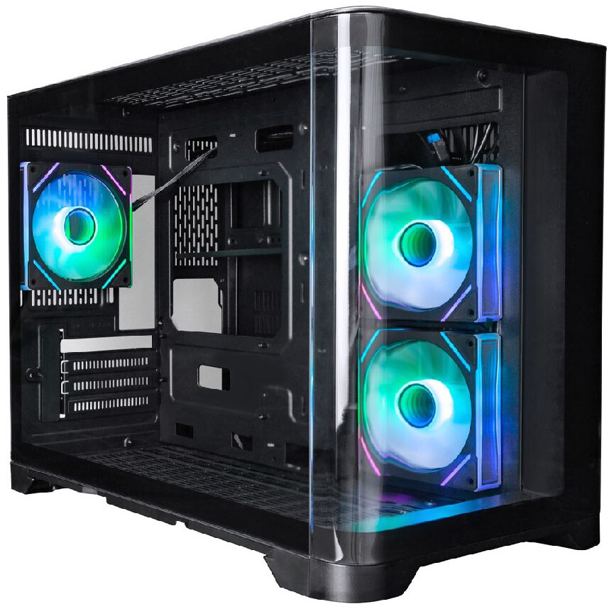 Boîtier 1STPLAYER UView UV6 ARGB Black - UV6-BK-2FC7R-1FC7
