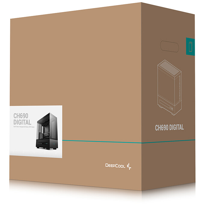 Boîtier DeepCool CH690 Digital Black - R-CH690-BKNNA0D-G-1 - photo 11