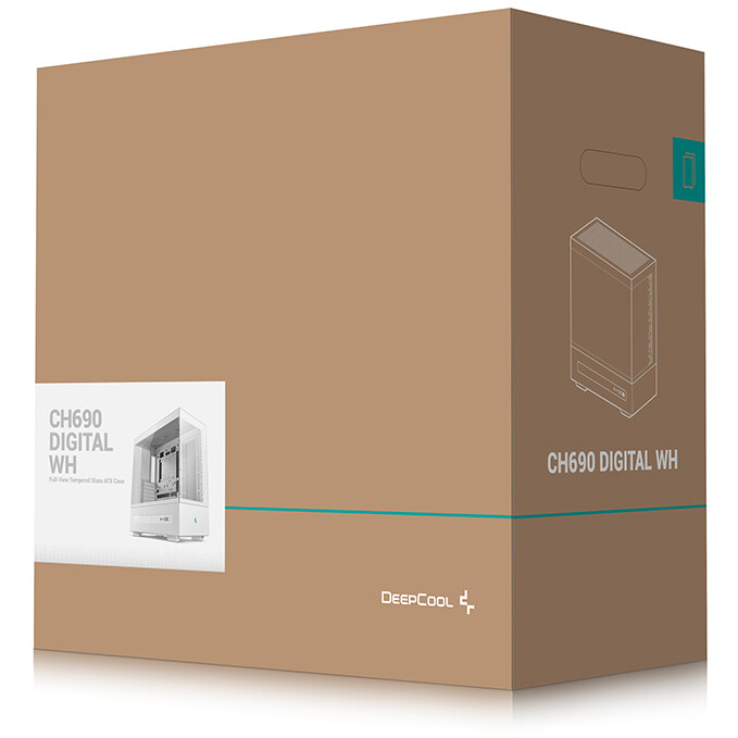 Boîtier DeepCool CH690 Digital White - R-CH690-WHNNA0D-G-1 - photo 11