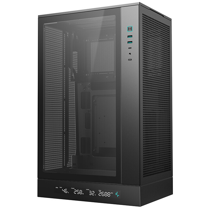 Boîtier DeepCool CH270 Digital Black - R-CH270-BKNDM0-G-1
