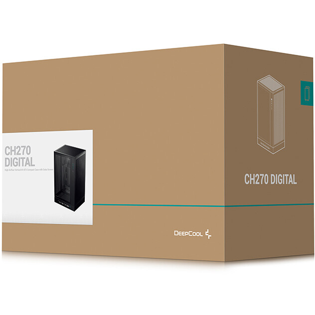 Boîtier DeepCool CH270 Digital Black - R-CH270-BKNDM0-G-1 - photo 11
