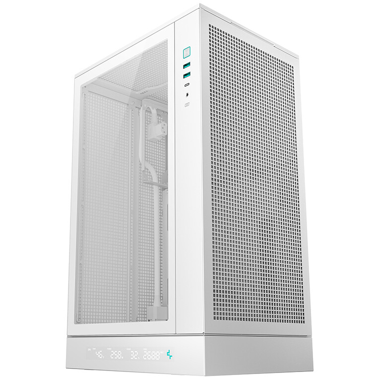 Boîtier DeepCool CH270 Digital White - R-CH270-WHNDM0-G-1 - photo 2