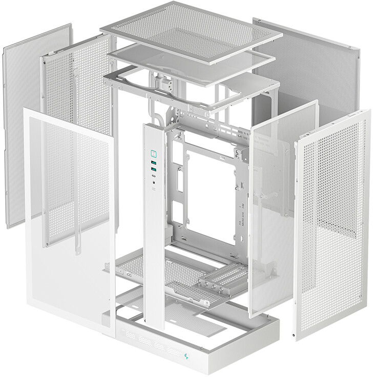 Boîtier DeepCool CH270 Digital White - R-CH270-WHNDM0-G-1 - photo 10