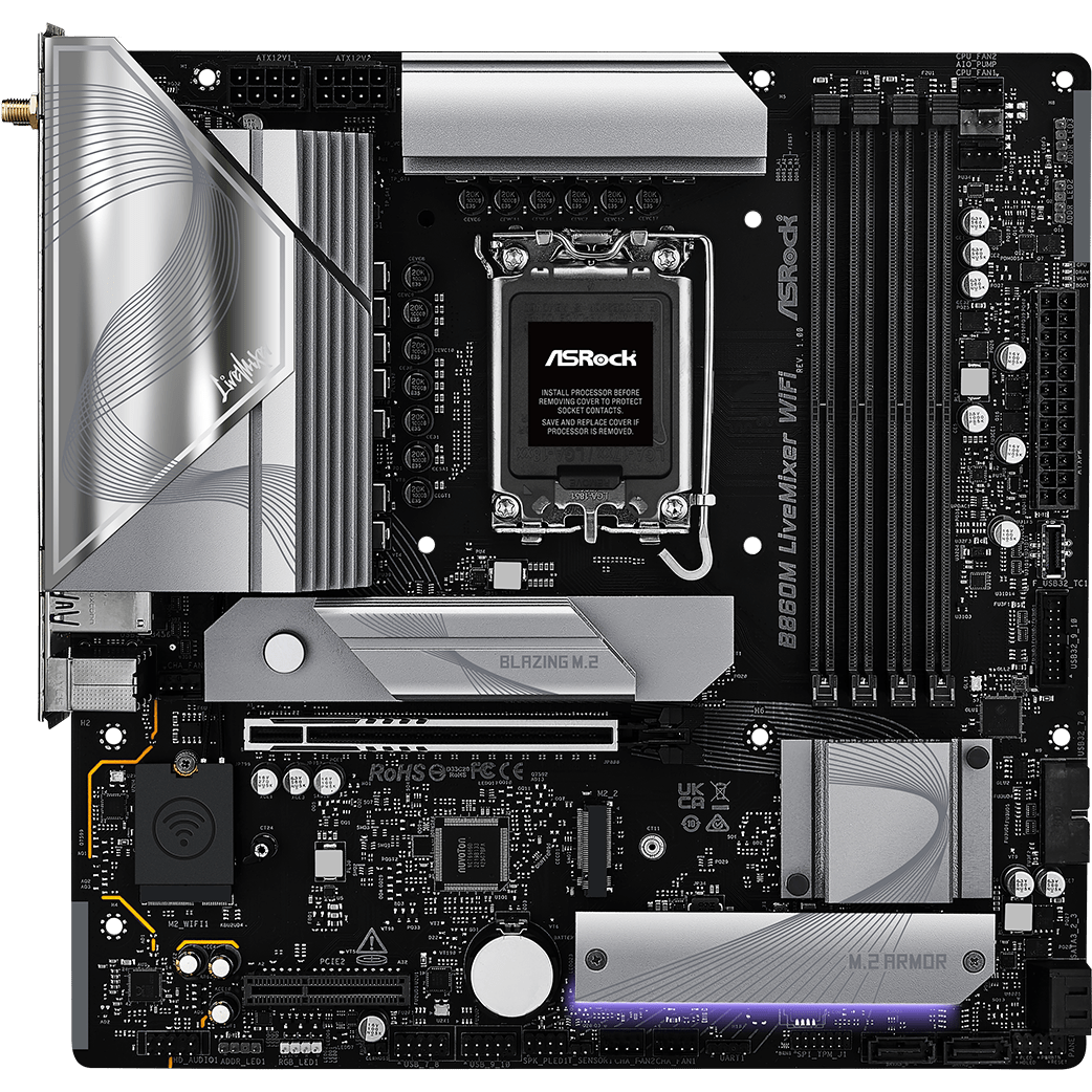 Carte mère ASRock B860M LiveMixer WiFi