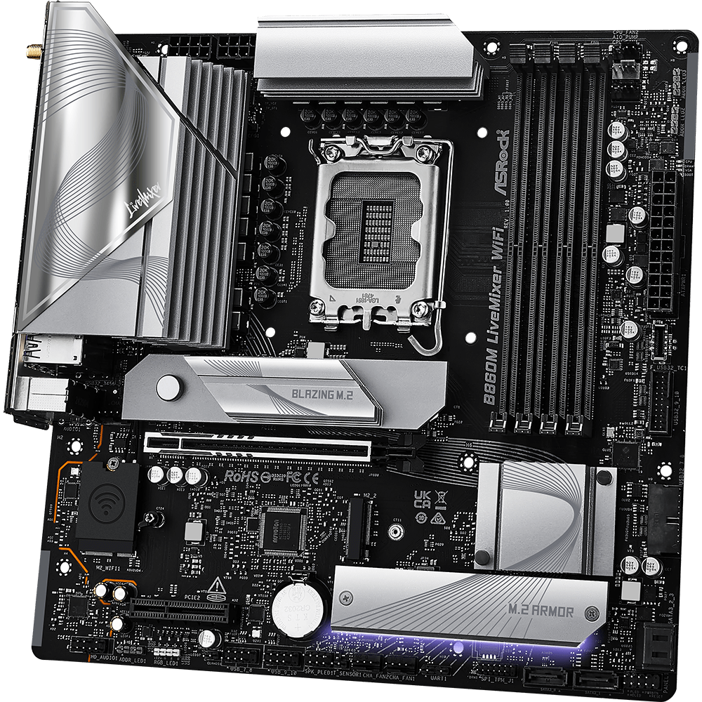 Carte mère ASRock B860M LiveMixer WiFi - photo 3